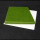 Micarta lining No. 92190 green with fabric texture 6.2x80x130 mm